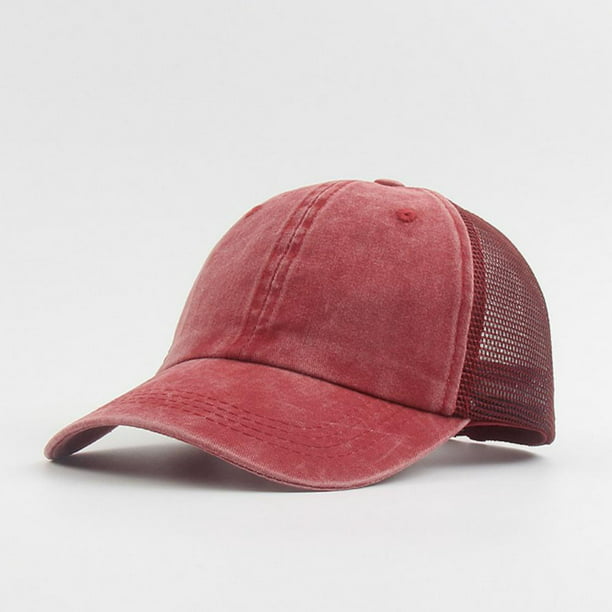 Hats Unisex Man Classic Caps Adjustable Mesh Dad Baseball Hats 